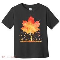 Cute Autumn Maple Leaf Tree Toddler T-Shirt thumb 0