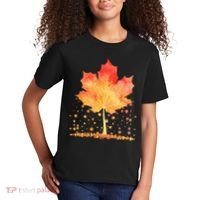 Cute Autumn Maple Leaf Tree Kids T-Shirt thumb 2