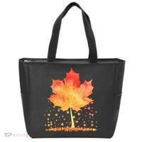 Cute Autumn Maple Leaf Tree Tote Bag thumb 0