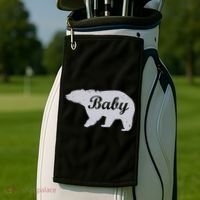 Cute Baby Bear Golf Towel thumb 2