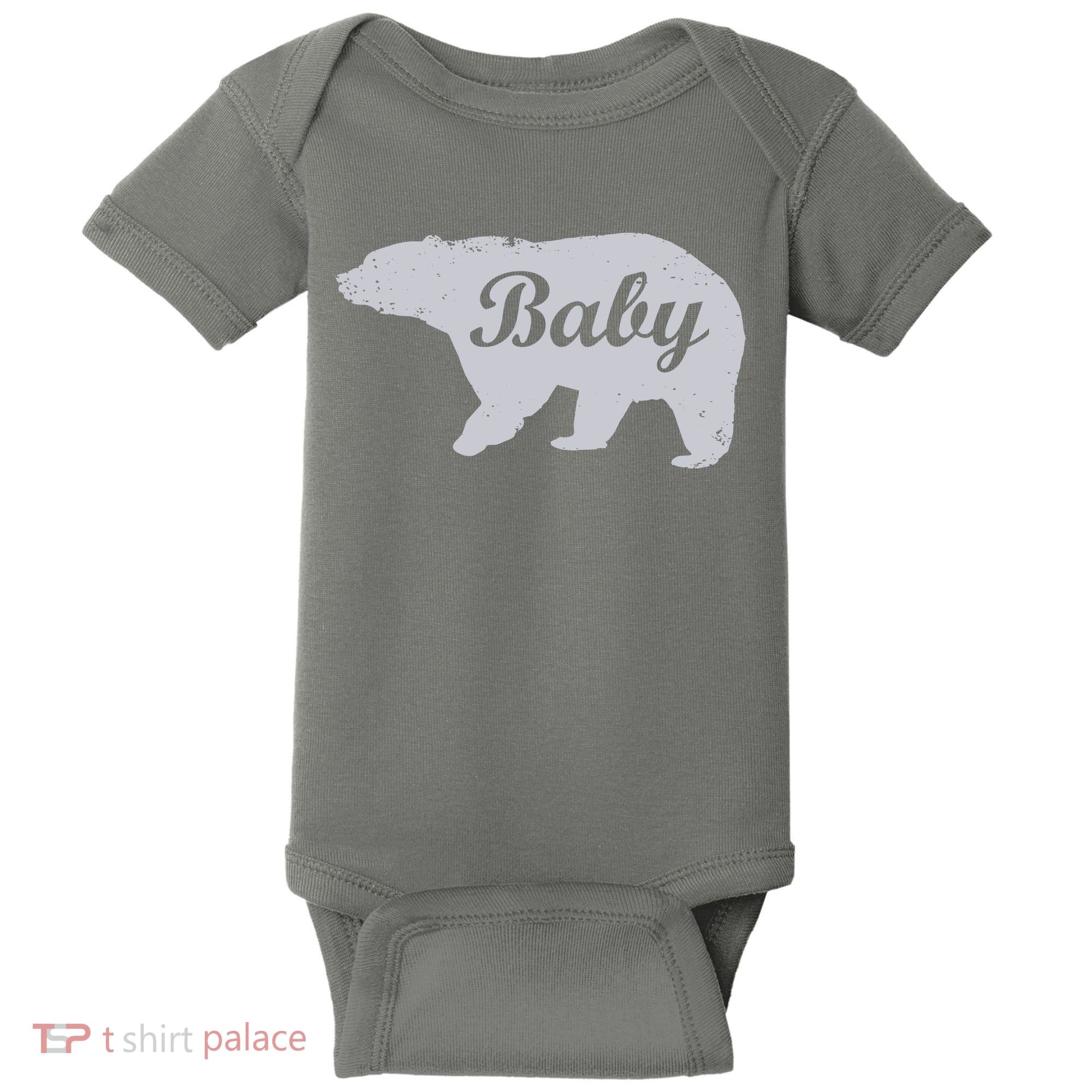Cute Baby Bear Baby Bodysuit
