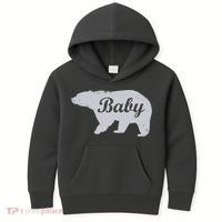 Cute Baby Bear Kids Hoodie thumb 0