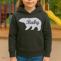 Cute Baby Bear Kids Hoodie thumb 3