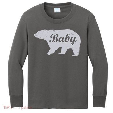 Cute Baby Bear Kids Long Sleeve Shirt