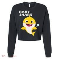 Cute Baby Shark Cropped Pullover Crew thumb 0