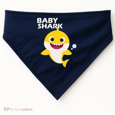 Cute Baby Shark USA-Made Doggie Bandana