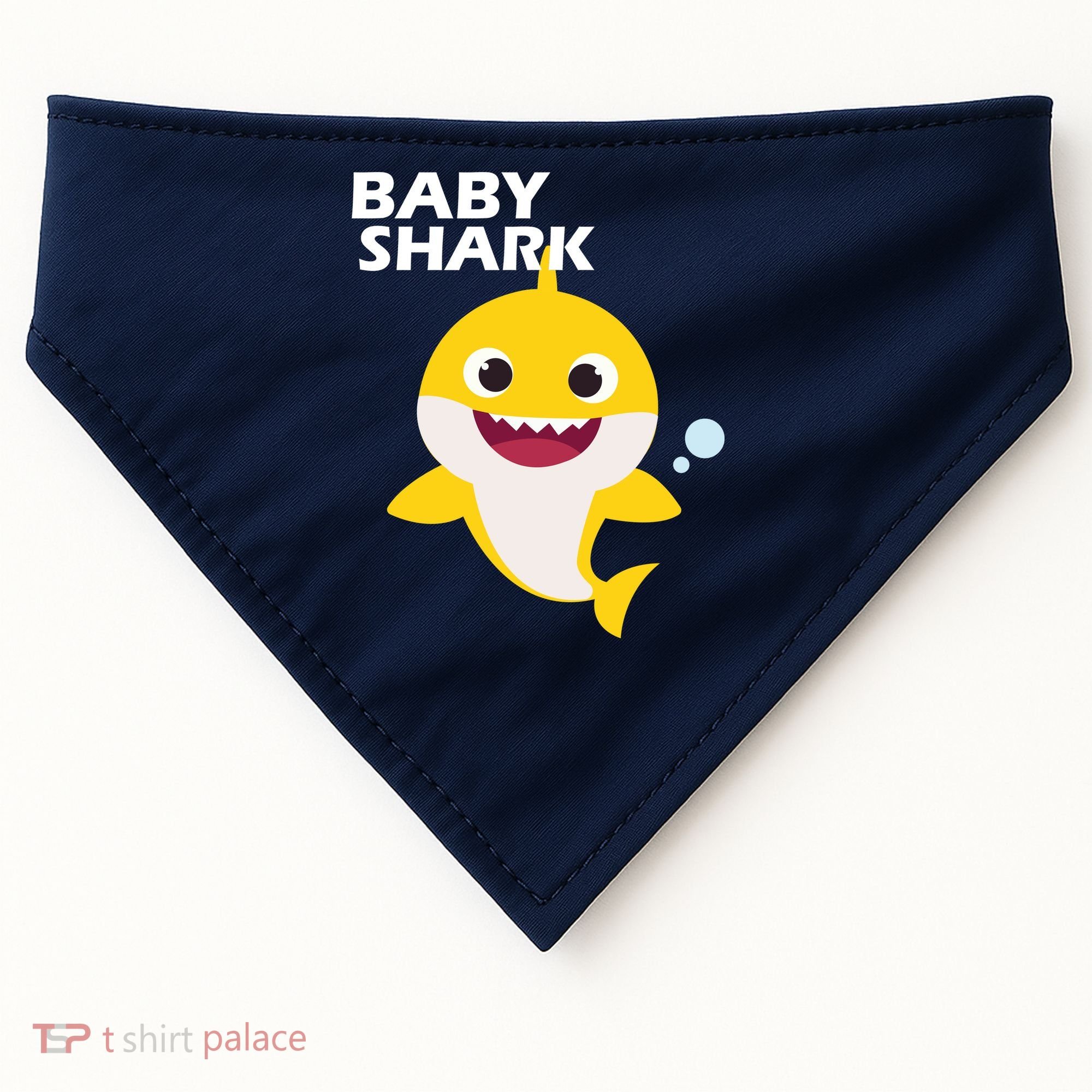 Cute Baby Shark USA-Made Doggie Bandana
