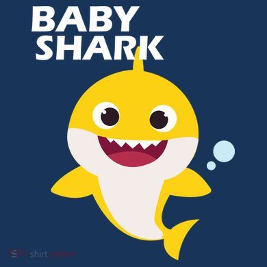 Cute Baby Shark Button