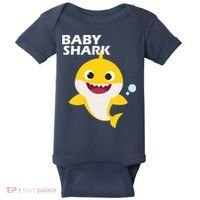 Cute Baby Shark Baby Bodysuit thumb 0