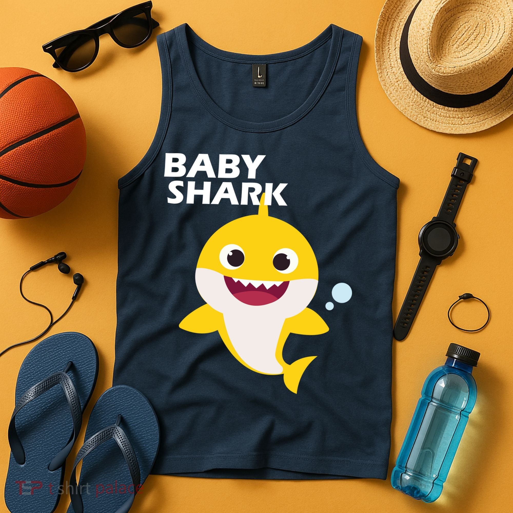 Cute Baby Shark Tank Top