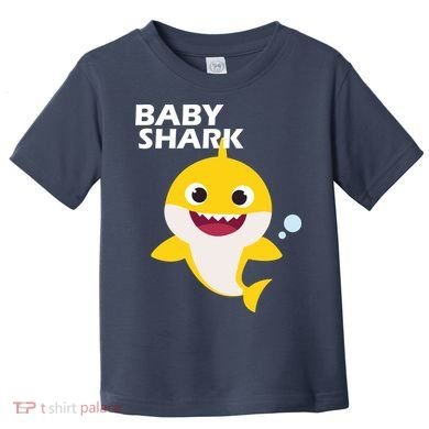 Cute Baby Shark Toddler T-Shirt