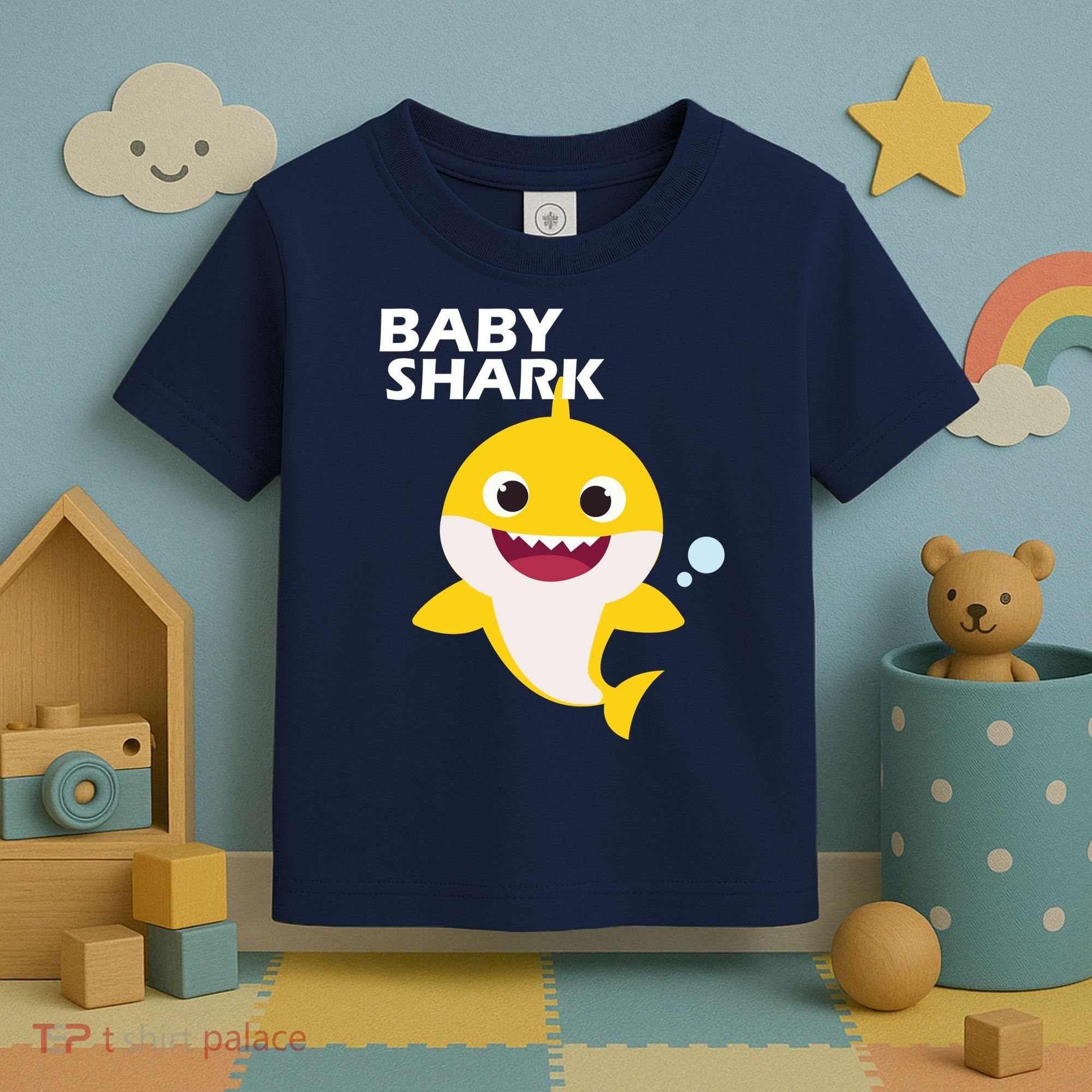 Cute Baby Shark Toddler T-Shirt