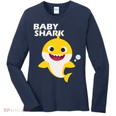 Cute Baby Shark Women's Long Sleeve Shirt