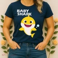 Cute Baby Shark Women's T-Shirt thumb 2
