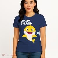 Cute Baby Shark Women's T-Shirt thumb 4