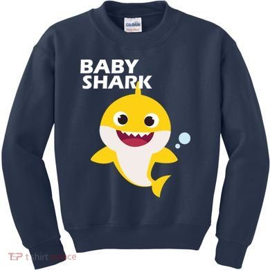 Cute Baby Shark Kids Sweatshirt