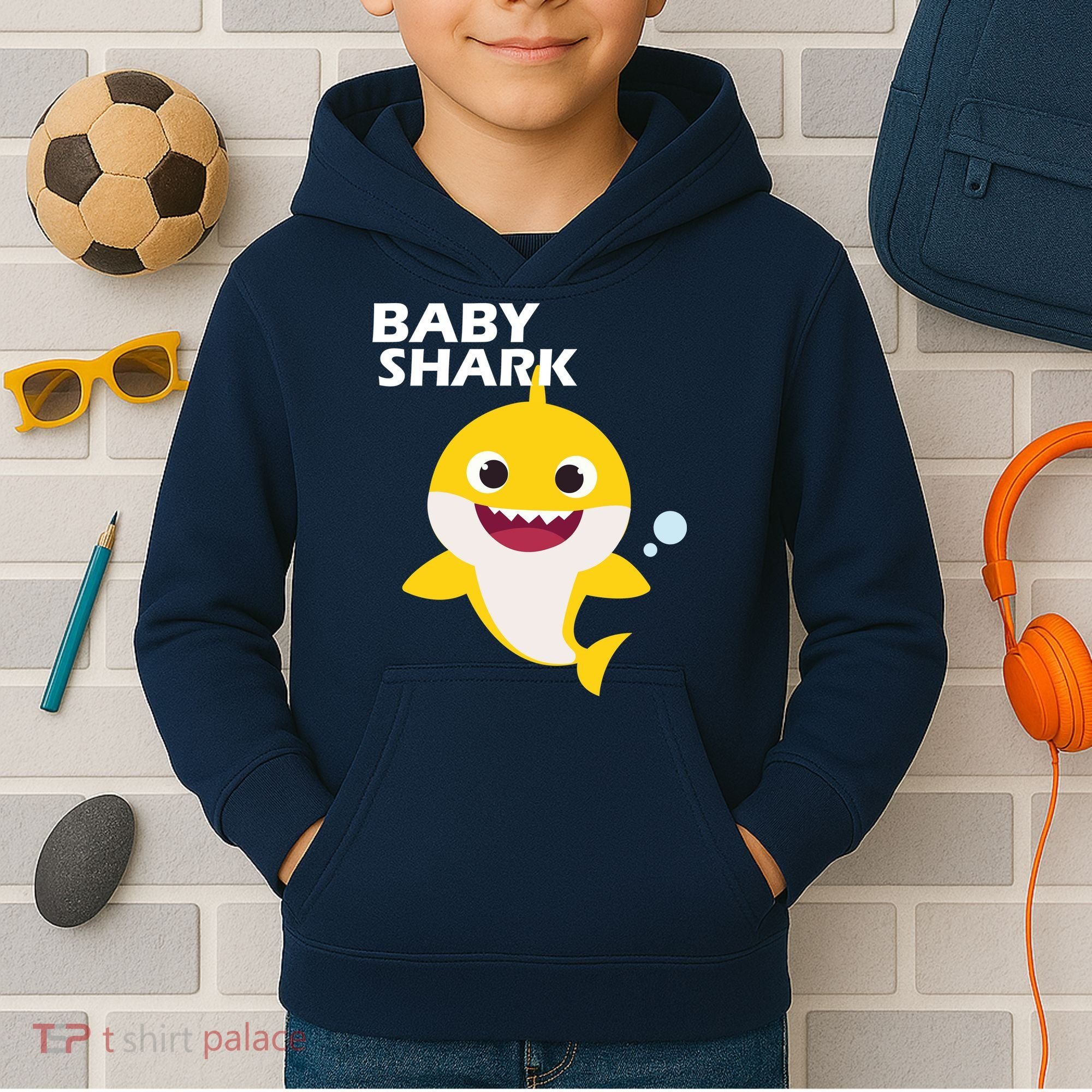 Cute Baby Shark Kids Hoodie