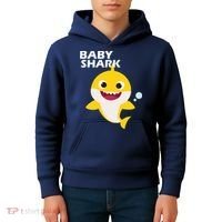 Cute Baby Shark Kids Hoodie thumb 4