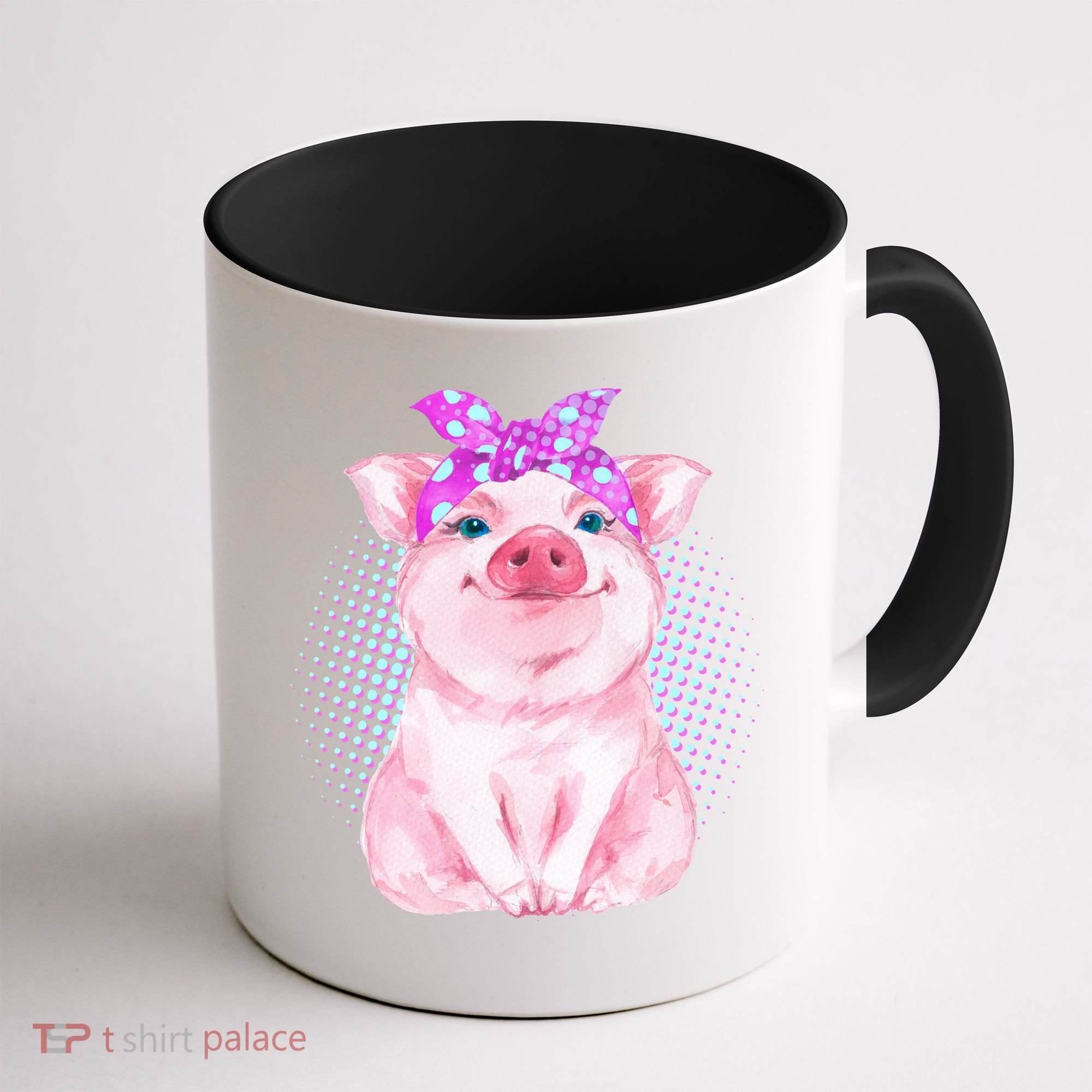 Cute Bandanna Pig Coffee Mug