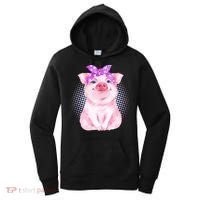 Cute Bandanna Pig Women's Hoodie thumb 0