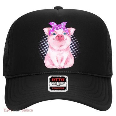 Cute Bandanna Pig Hat