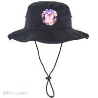 Cute Bandanna Pig Floral Bucket Hat thumb 0