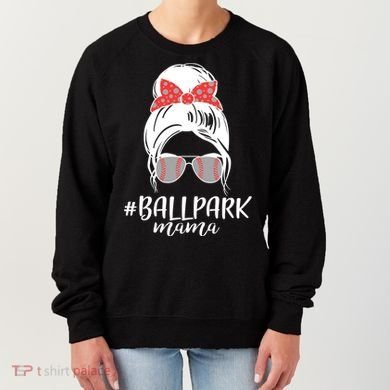 Cute Baseball Ballpark Mama  Women's Sweatshirt