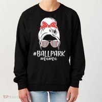 Cute Baseball Ballpark Mama  Women's Sweatshirt thumb 0