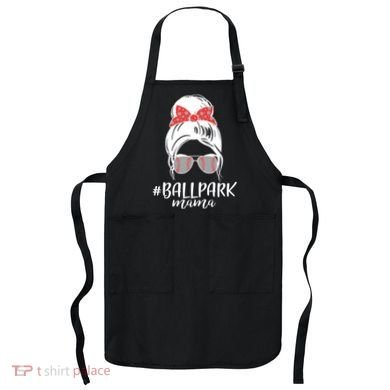 Cute Baseball Ballpark Mama  Apron