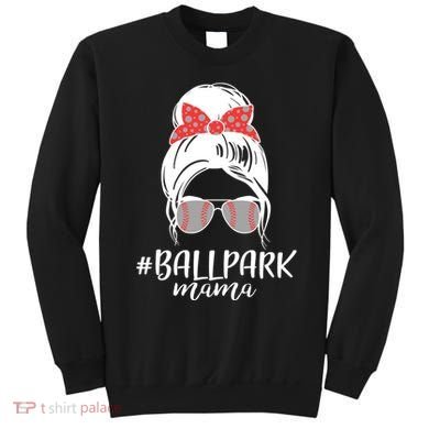 Cute Baseball Ballpark Mama  Sweatshirt