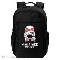 Cute Baseball Ballpark Mama  Backpack thumb 0