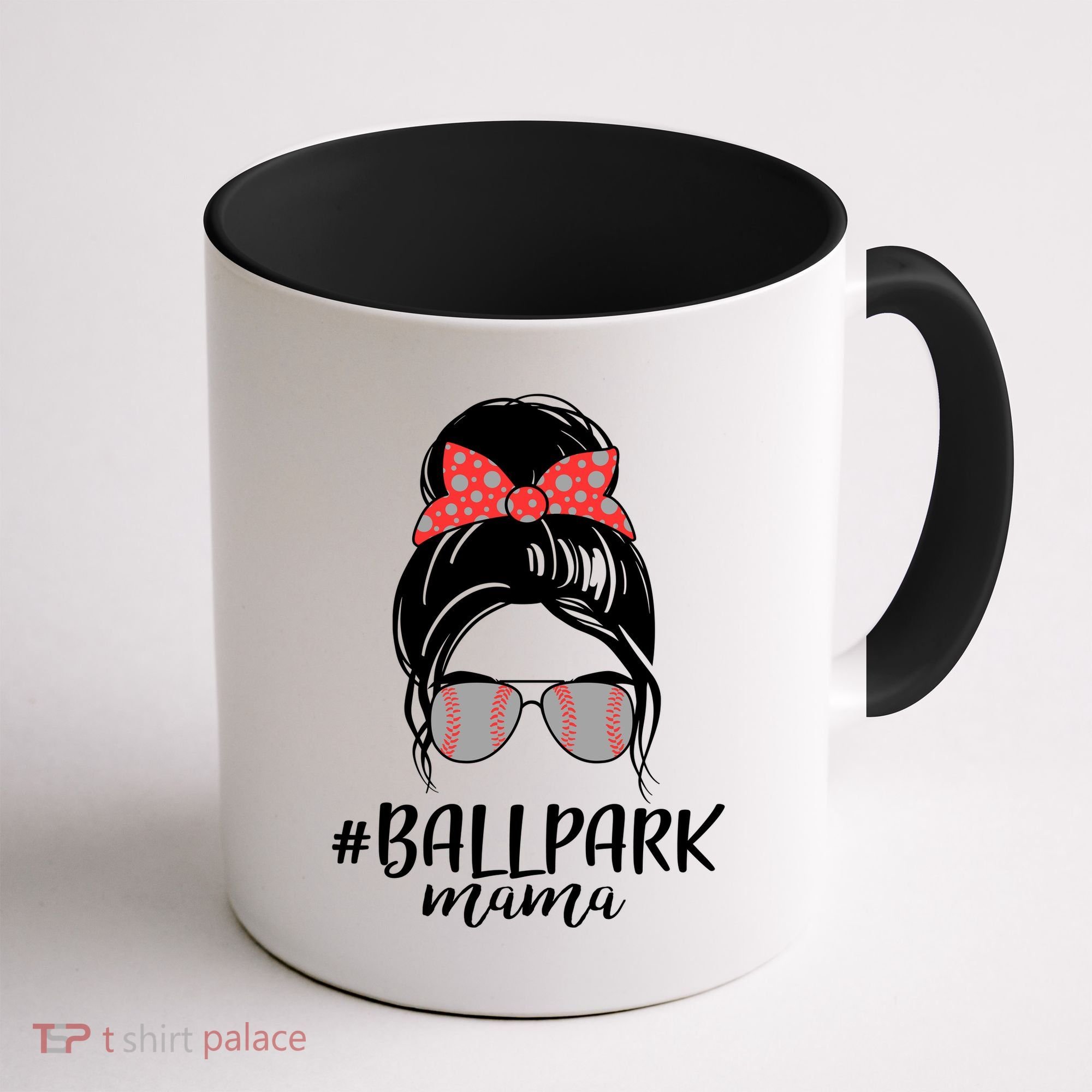 Cute Baseball Ballpark Mama  Coffee Mug