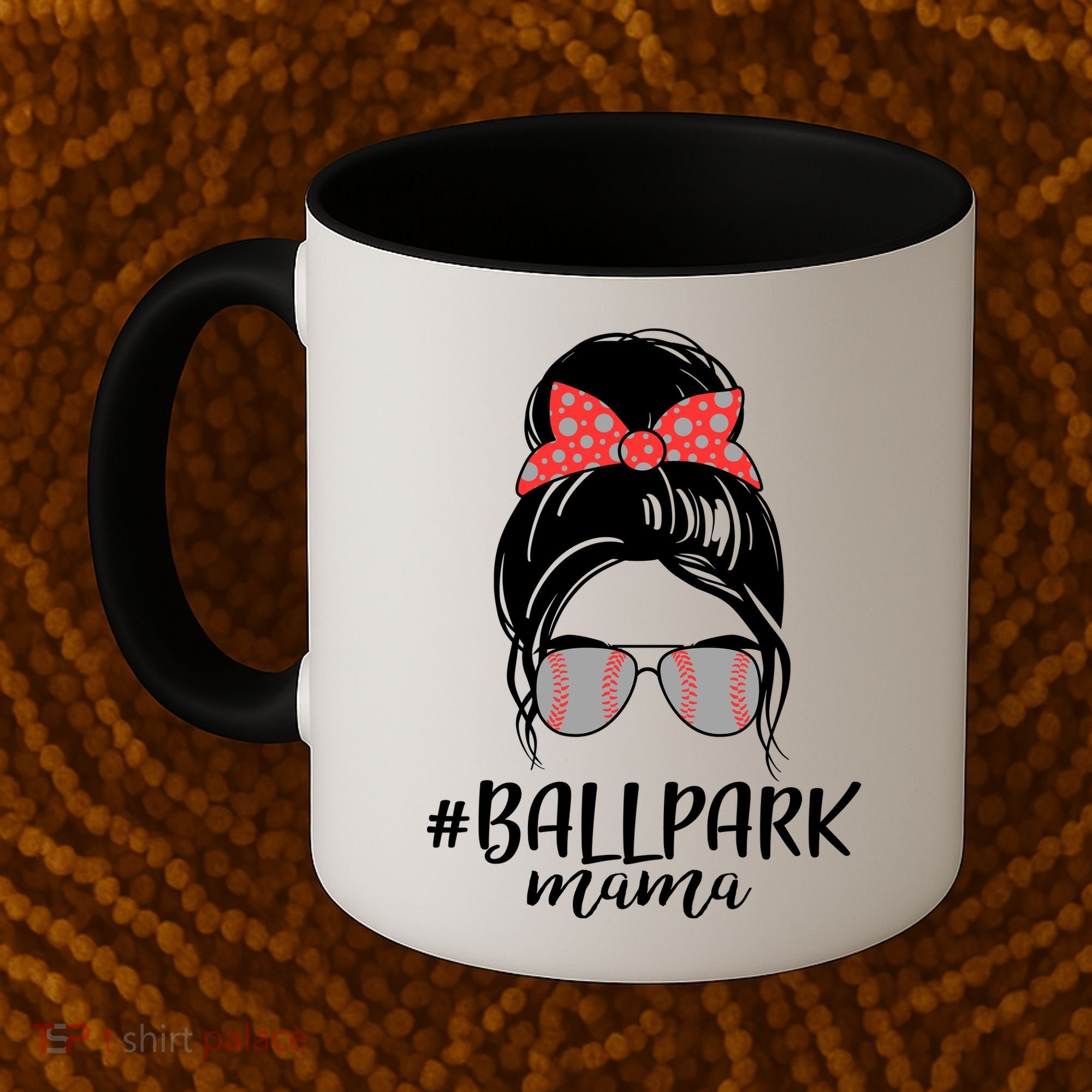 Cute Baseball Ballpark Mama  Coffee Mug