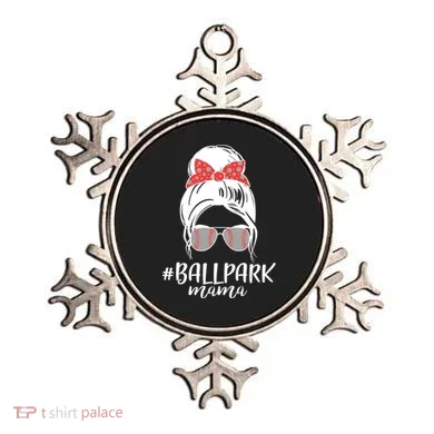 Cute Baseball Ballpark Mama  Ornament