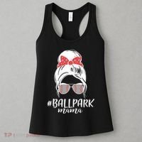 Cute Baseball Ballpark Mama  Women's Tank Top thumb 3