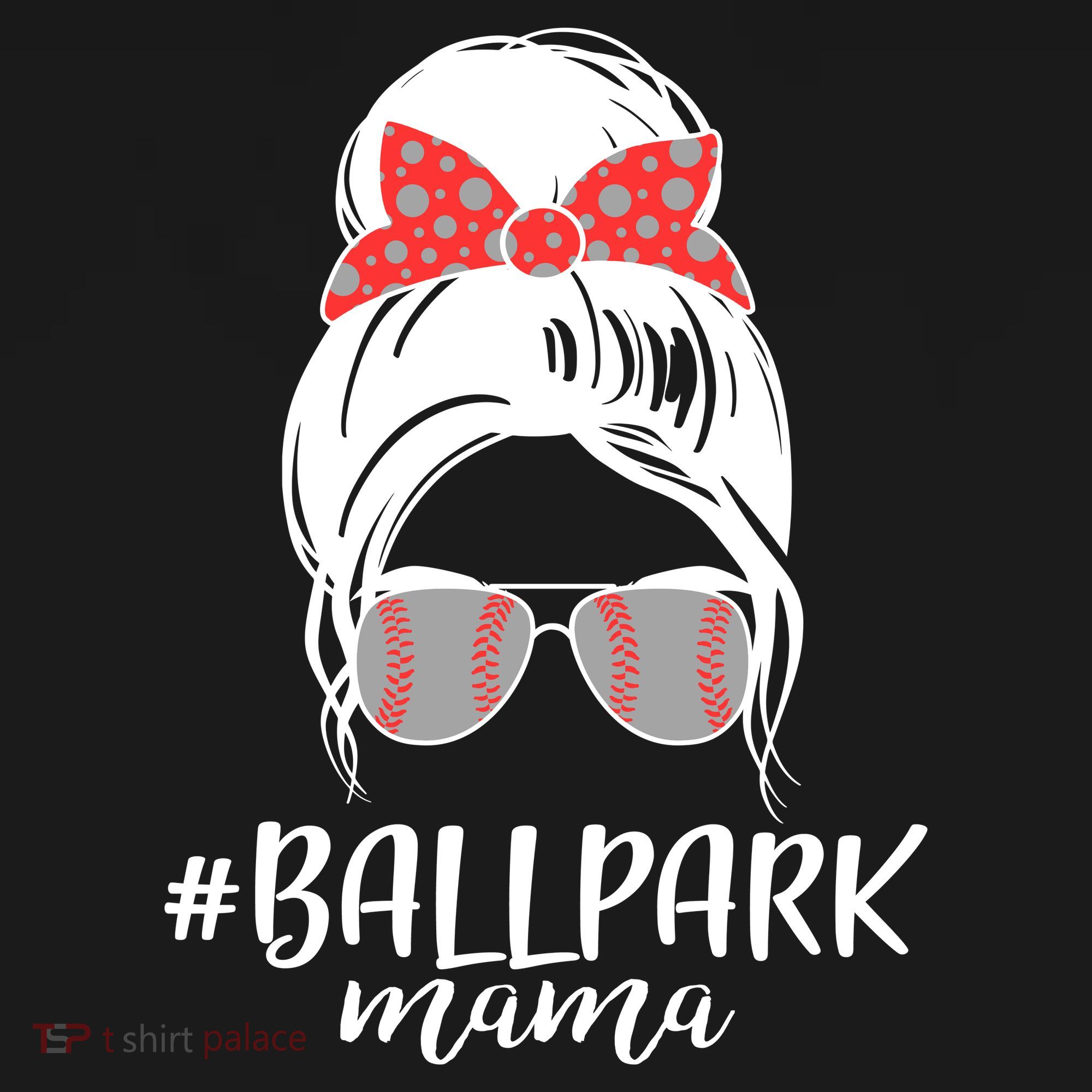 Cute Baseball Ballpark Mama  Women's Tank Top