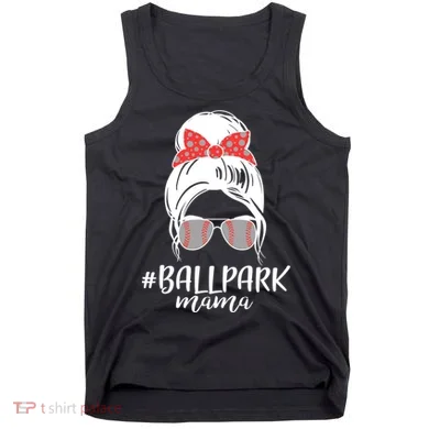 Cute Baseball Ballpark Mama  Tank Top