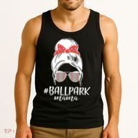 Cute Baseball Ballpark Mama  Tank Top thumb 3