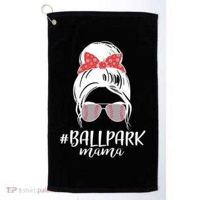 Cute Baseball Ballpark Mama  Golf Towel