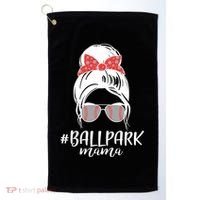 Cute Baseball Ballpark Mama  Golf Towel thumb 0