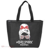 Cute Baseball Ballpark Mama  Tote Bag thumb 0