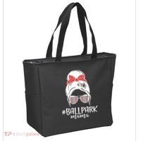Cute Baseball Ballpark Mama  Tote Bag thumb 2