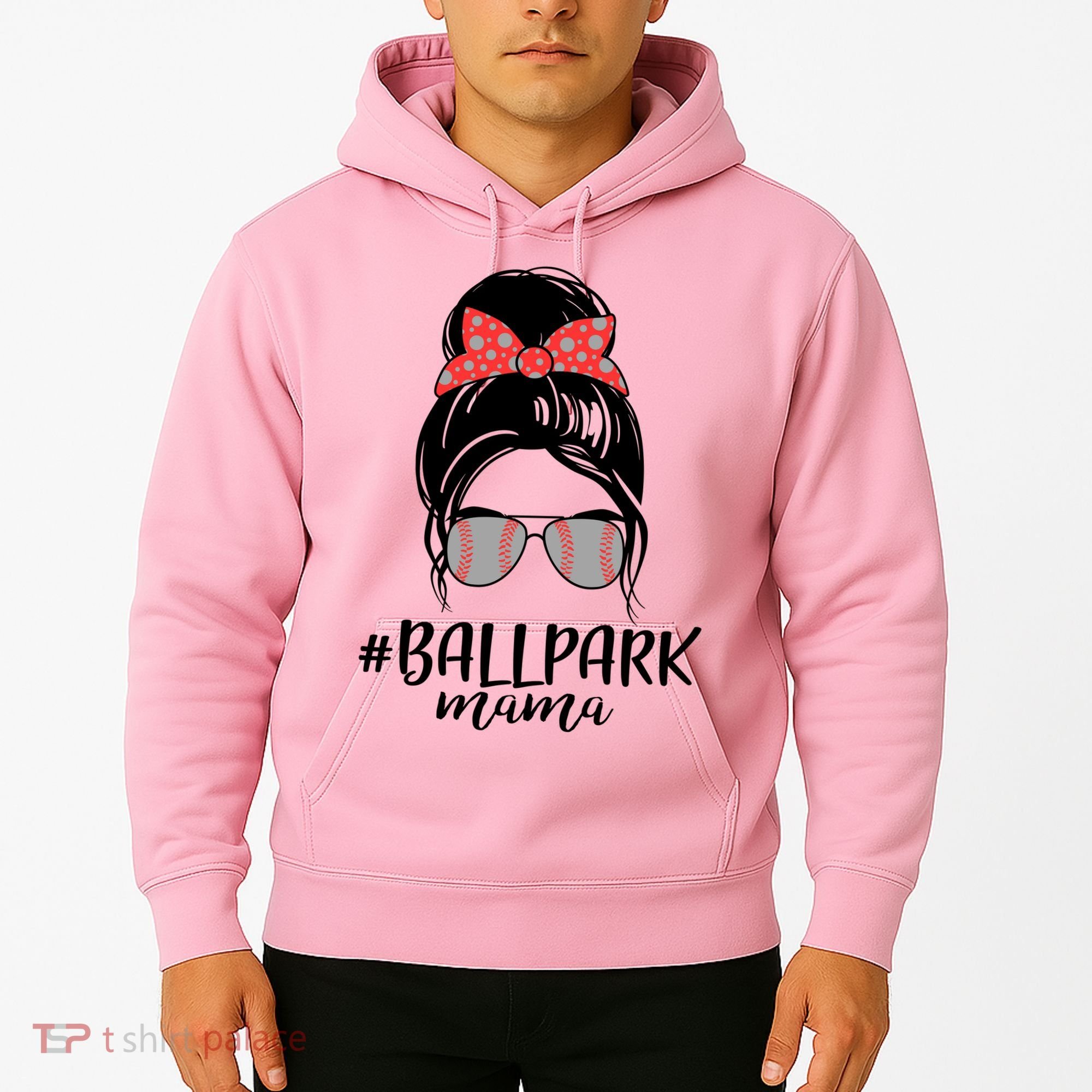 Cute Baseball Ballpark Mama  Hoodie