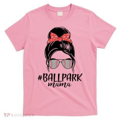 Cute Baseball Ballpark Mama  T-Shirt