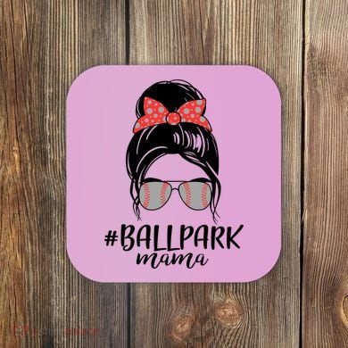 Cute Baseball Ballpark Mama  Coaster