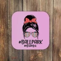 Cute Baseball Ballpark Mama  Coaster thumb 0
