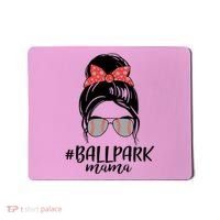 Cute Baseball Ballpark Mama  Mousepad thumb 0