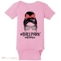 Cute Baseball Ballpark Mama  Baby Bodysuit thumb 0