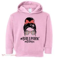 Cute Baseball Ballpark Mama  Toddler Hoodie thumb 0