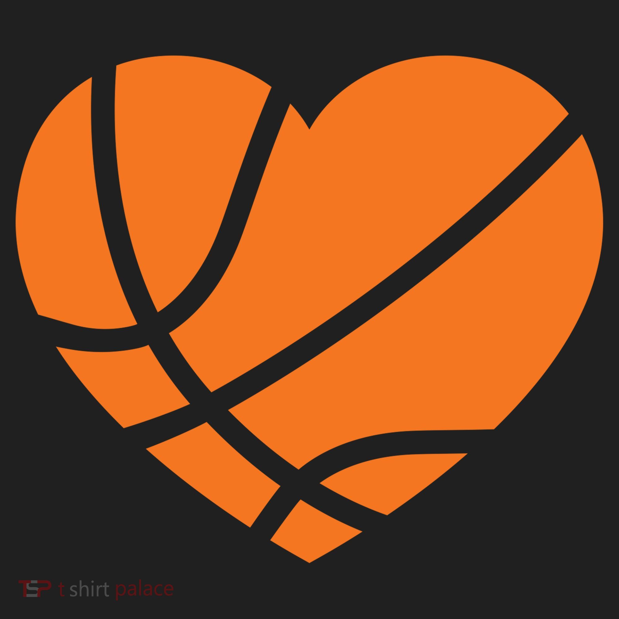 Cute Basketball Heart Women's Sweatshirt